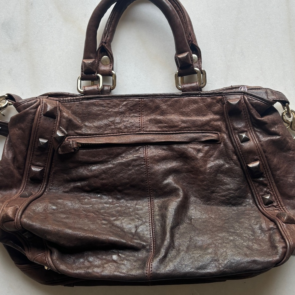 Junior Drake Leather Shoulder Bag - Picture 5 of 12